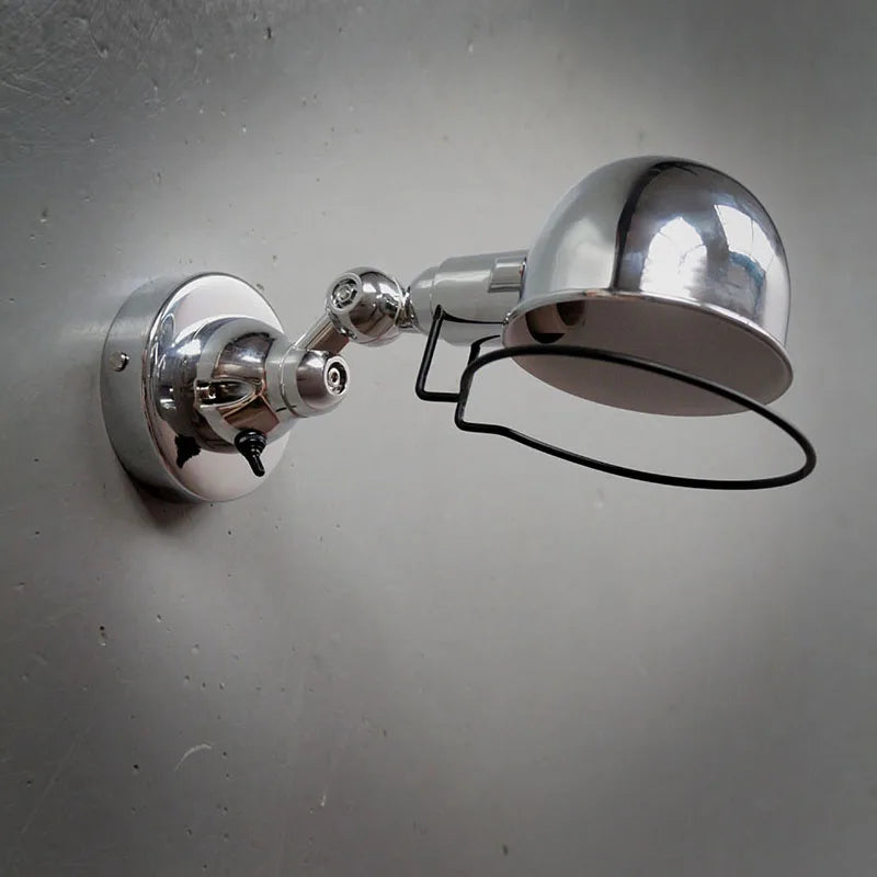 applique murale rétractable bras oscillant avec interrupteur loft - vue 7 sur 16