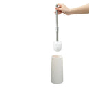1pcs Toilet Brush and Holder, 304 Stainless Steel Long Handle, Toilet Bowl Brush for Bathroom Toilet-Ergonomic, Elegant, Durable