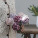 Realistic artificial peony for decoration and weddings