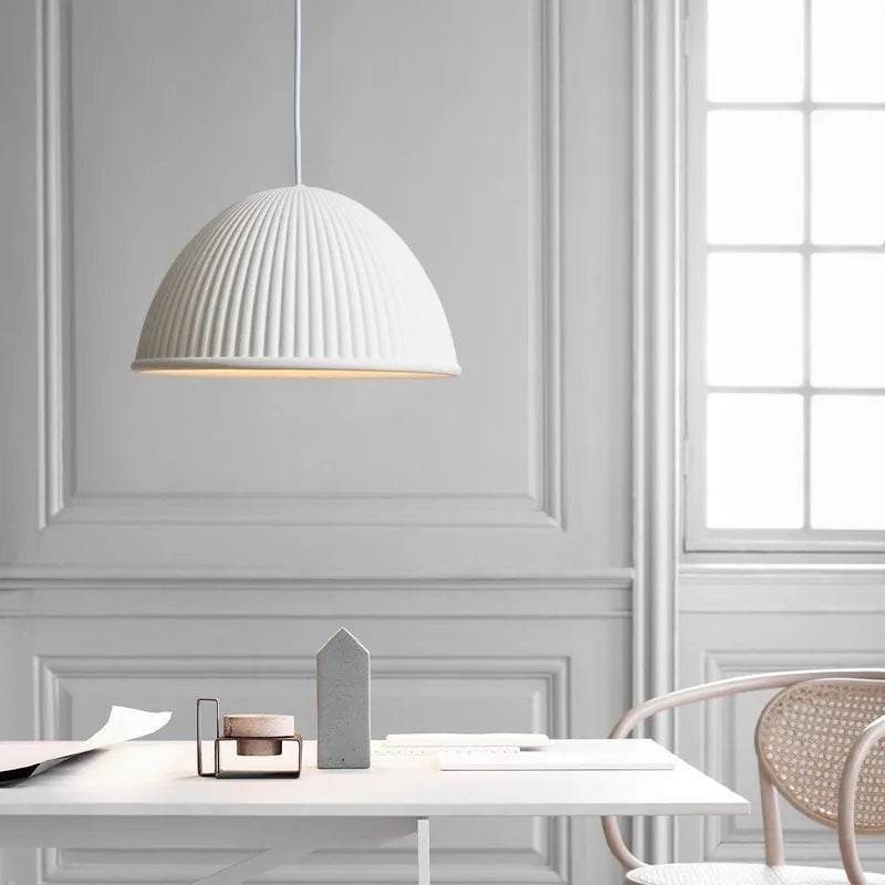 lampes suspendues led en résine macaron style nordique pour décoration intérieure - vue 3 sur 12