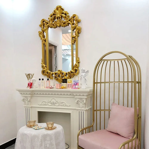 miroirs décoratifs artisanaux esthétiques pour maquillage irréguliers