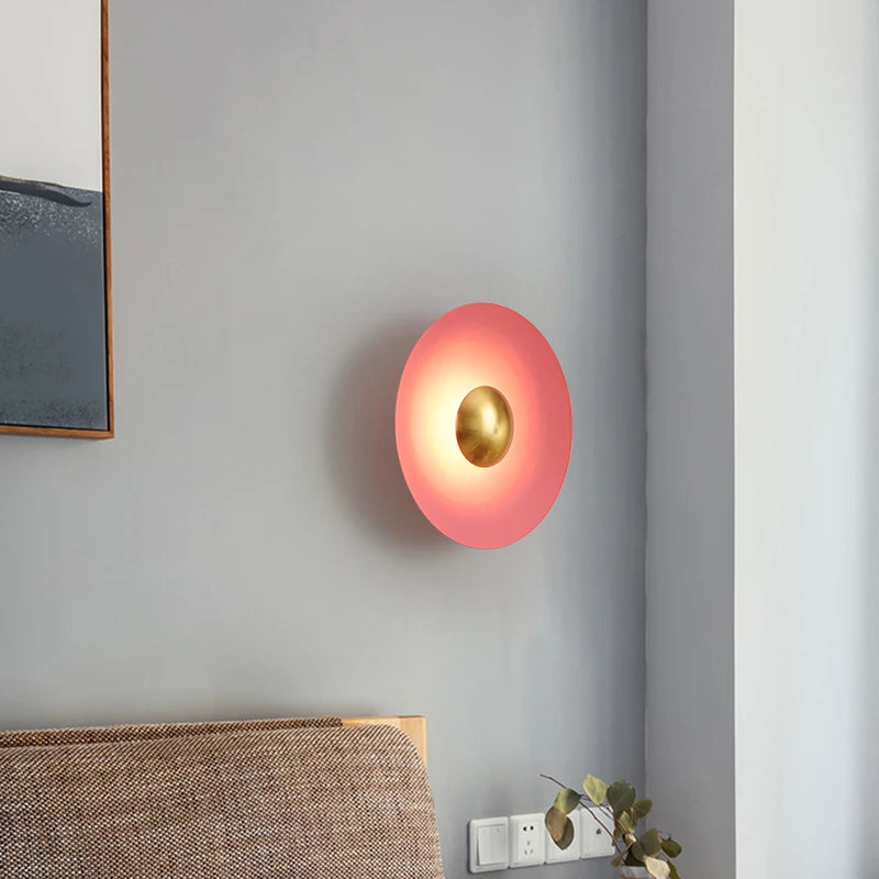 applique murale led ronde moderne pour décoration de luxe intérieure - vue 2 sur 11