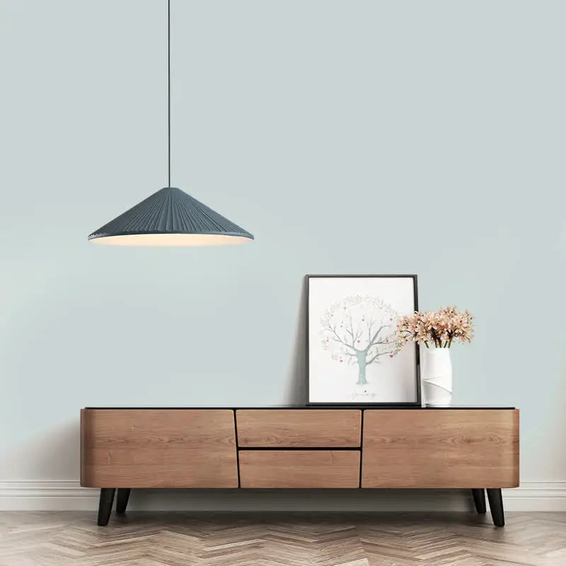 lustre led moderne en forme de chapeau pour éclairage intérieur - vue 7 sur 15