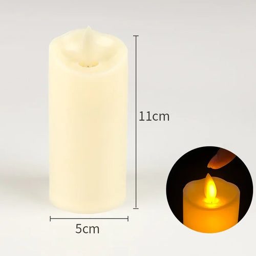 lampe à bougie électrique sans flamme pour décorations de mariage et fêtes - vue 11 sur 14