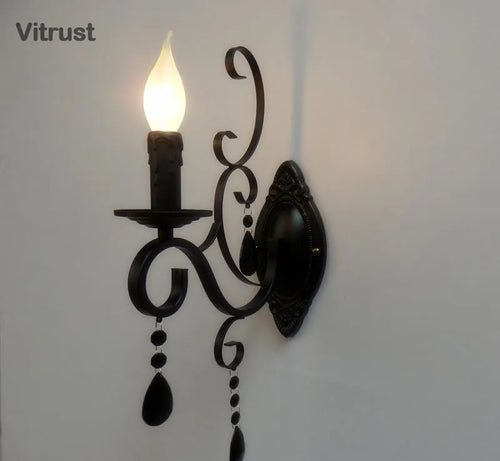 Applique murale Vintage en cristal - vue 3 sur 10
