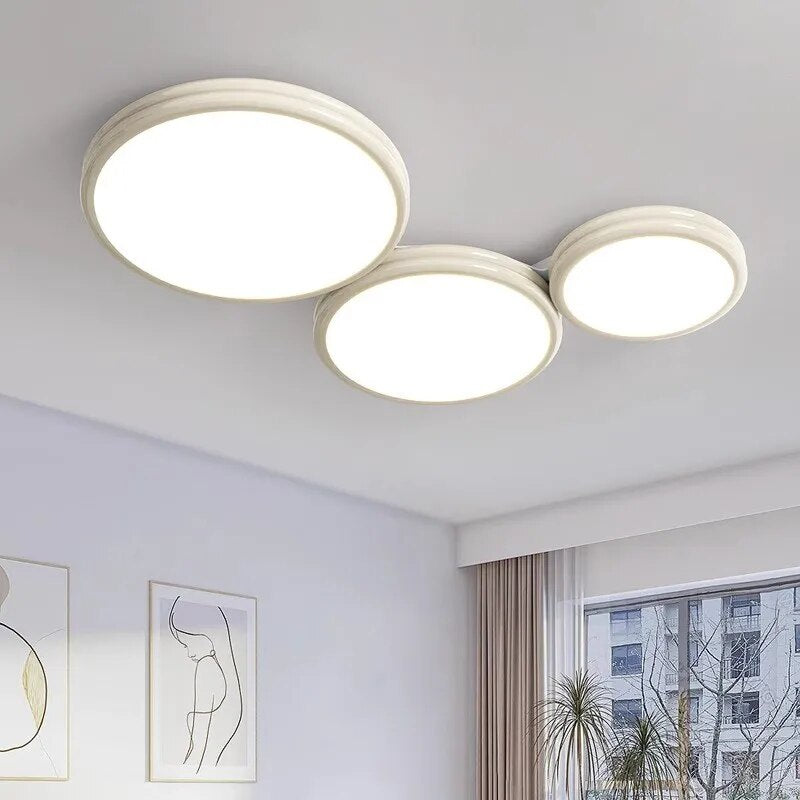 Luxueux plafonnier LED Macaron soin de la vue maison