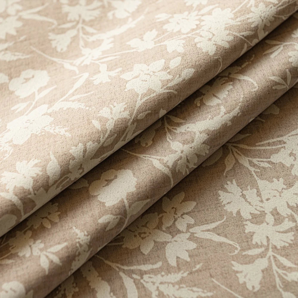 Rideau occultant floral style champetre pour salon chambre