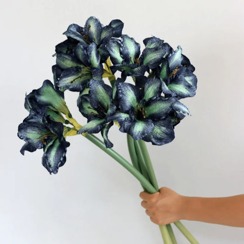 fleur artificielle clivia miniata pour décoration mariage et centre de table - vue 3 sur 10