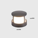 (WECUS) Nordic Garden Villa Pillar Light, Outdoor Courtyard Wall Light, Outdoor Waterproof Landscape Lawn Light