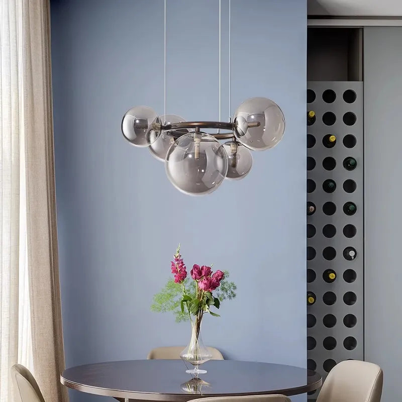 Lustres de décoration nordique pour salle à manger lustre lampes suspendues lampes suspendues pour plafonnier éclairage intérieur - vue 5 sur 18
