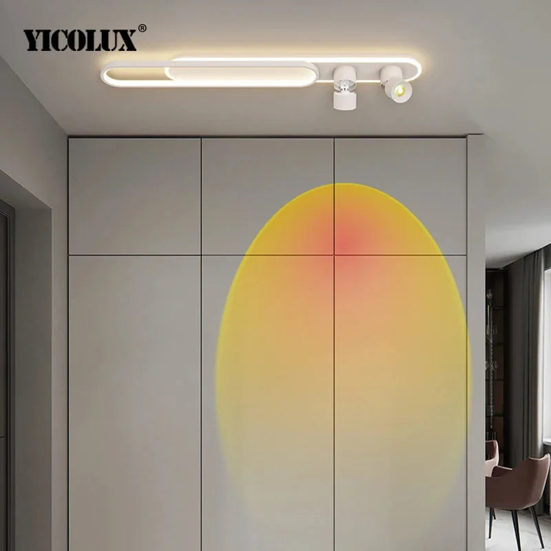 plafonnier led moderne luminaire décoratif d'intérieur pour loft - vue 5 sur 14