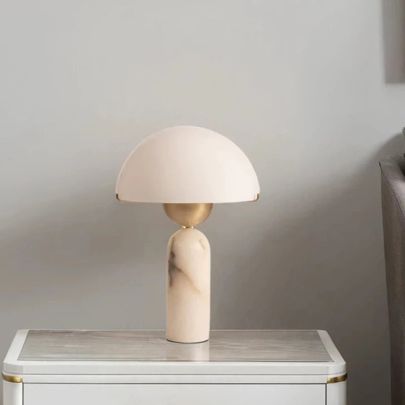 Minimalist marble desk lamp modern Nordic design - vue 4 sur 8