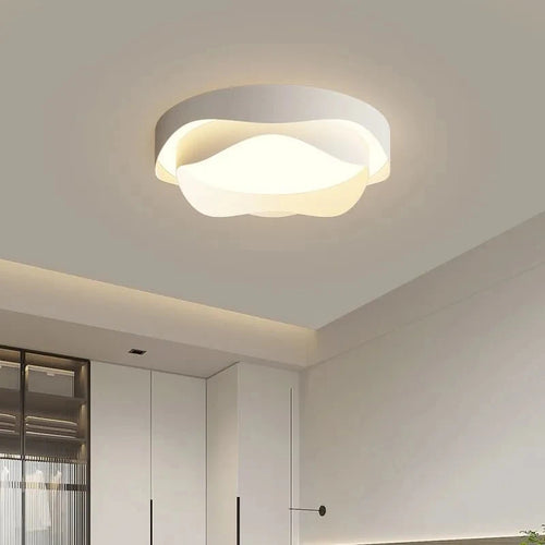 Lustre LED blanc plafonniers salon cuisine décor luminaire intérieur pour cuisine lampe à gâteau