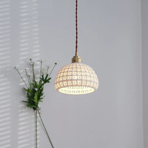 suspension loft vintage en céramique nordique led