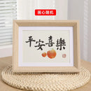 Minimalist wooden photo frame for interior decor and gifts