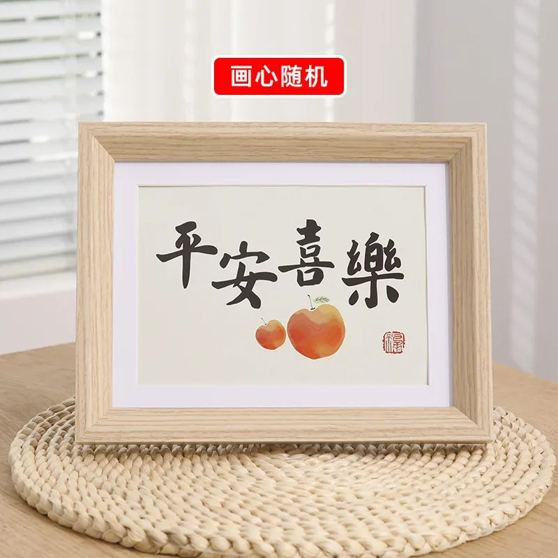 Minimalist wooden photo frame for interior decor and gifts - vue 8 sur 11