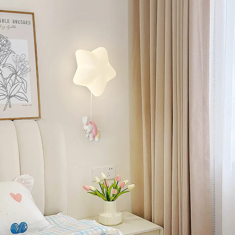 applique murale étoile animale romantique pour enfants - vue 4 sur 13