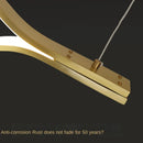 Minimalist aluminium pendant light for modern and luxurious decor