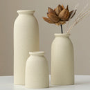 Ceramic Vase,Small Vases for Decor,Set 3 Modern Boho Vases for Flower Pampas,Fit for Living Room Desk Shelf Decor