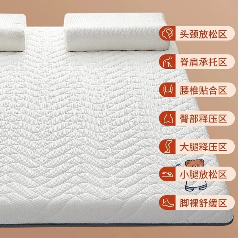 matelas en latex de soja mousse à mémoire pliable tatami épais et chaud - vue 5 sur 10