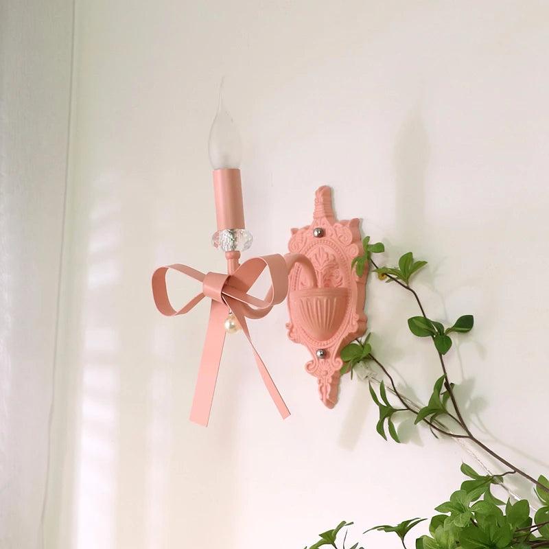 applique murale double lumières style princesse pour enfants
