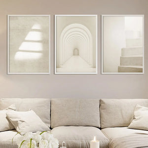 set of 3 modern bohemian posters for wall decoration