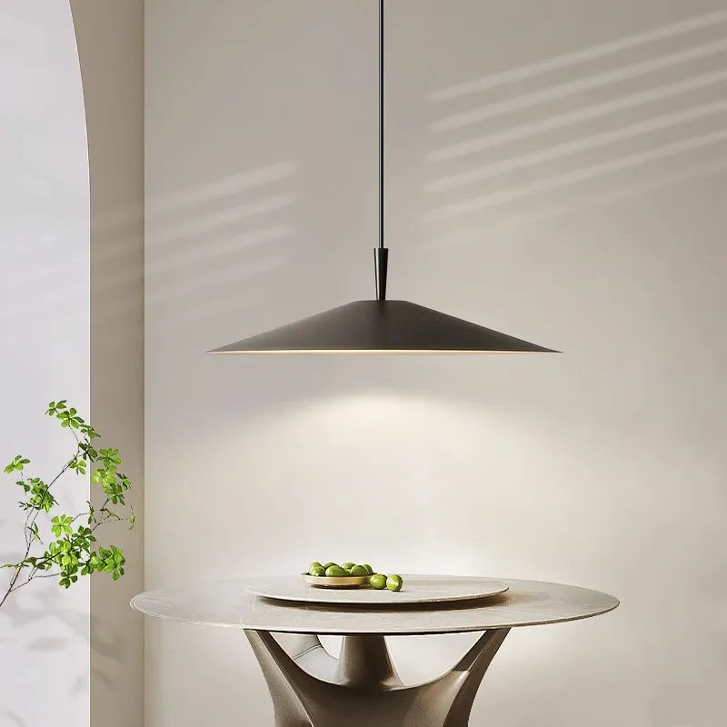 lampe suspension led minimaliste à gradation variable pour bar restaurant