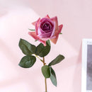 Realistic artificial roses for interior decoration
