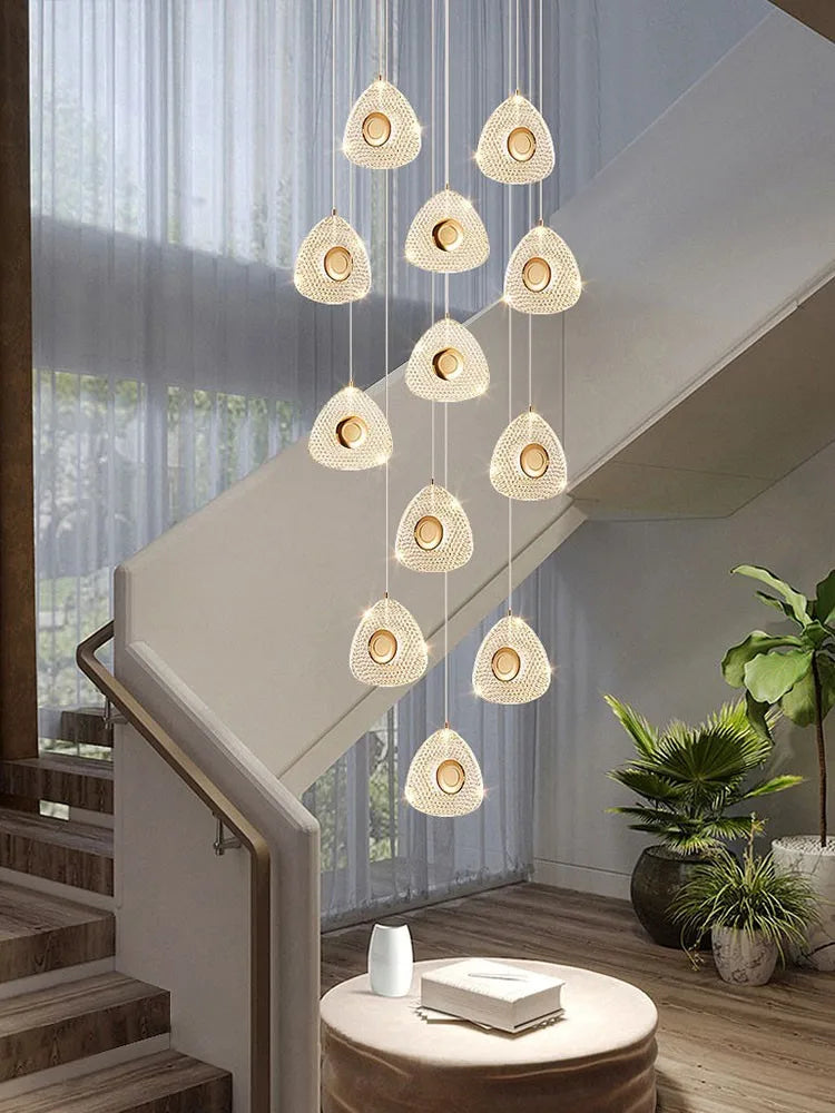 suspension design en acrylique pour intérieur moderne et loft - vue 3 sur 20