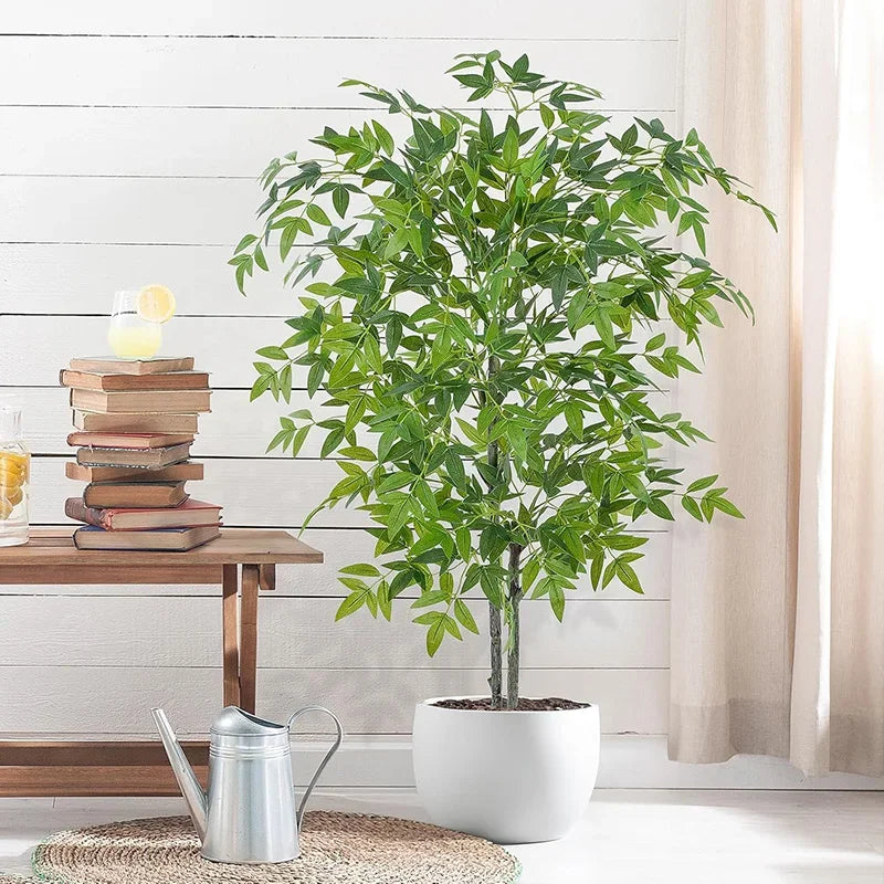 Artificial bamboo tree with realistic touch for indoor decor - vue 3 sur 14