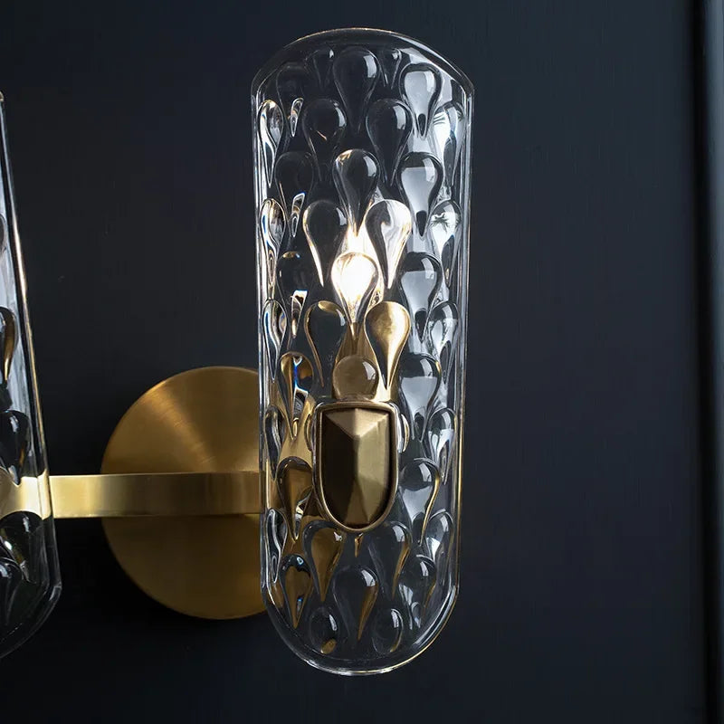 applique murale en cristal design bouclier luxe pour intérieur décoratif - vue 7 sur 8