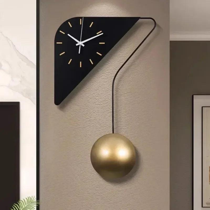 horloge murale en quartz design unique pour décoration intérieure - vue 5 sur 6