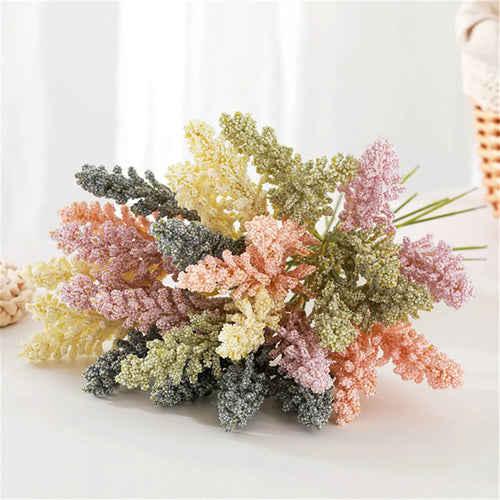 lot de 6 épis de blé et fleurs de lavande pour décoration de mariage - vue 3 sur 13