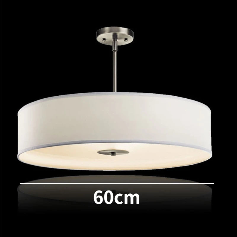 Lustre LED nordique circulaire moderne - vue 9 sur 9