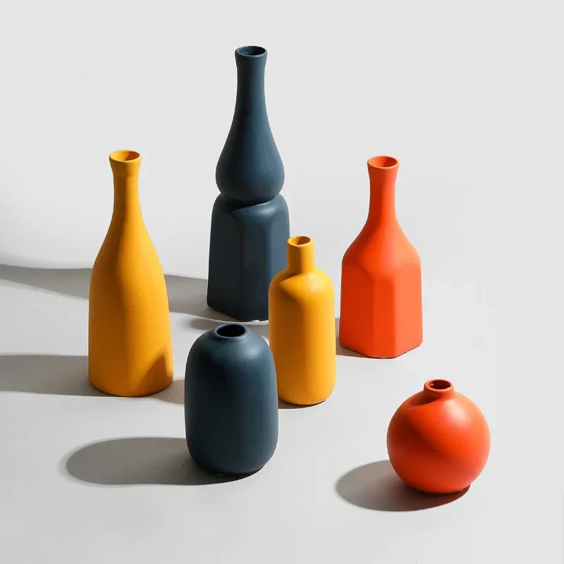 vase en céramique nordique pour décoration intérieure ou cadeau - vue 5 sur 12