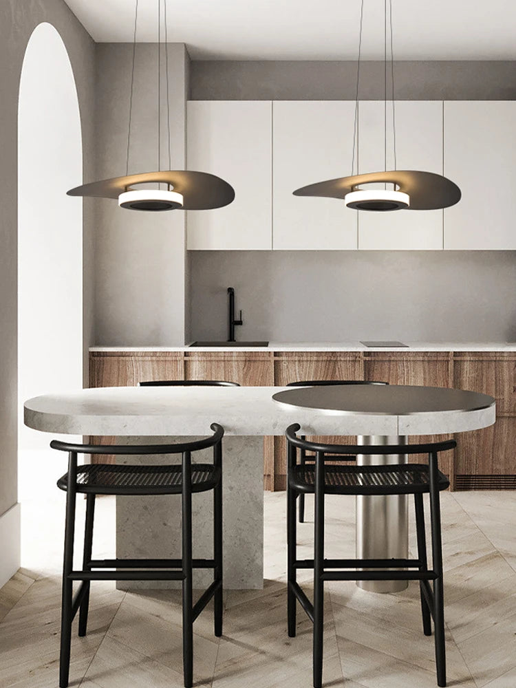 Suspension LED en métal au design nordique variable - vue 7 sur 12