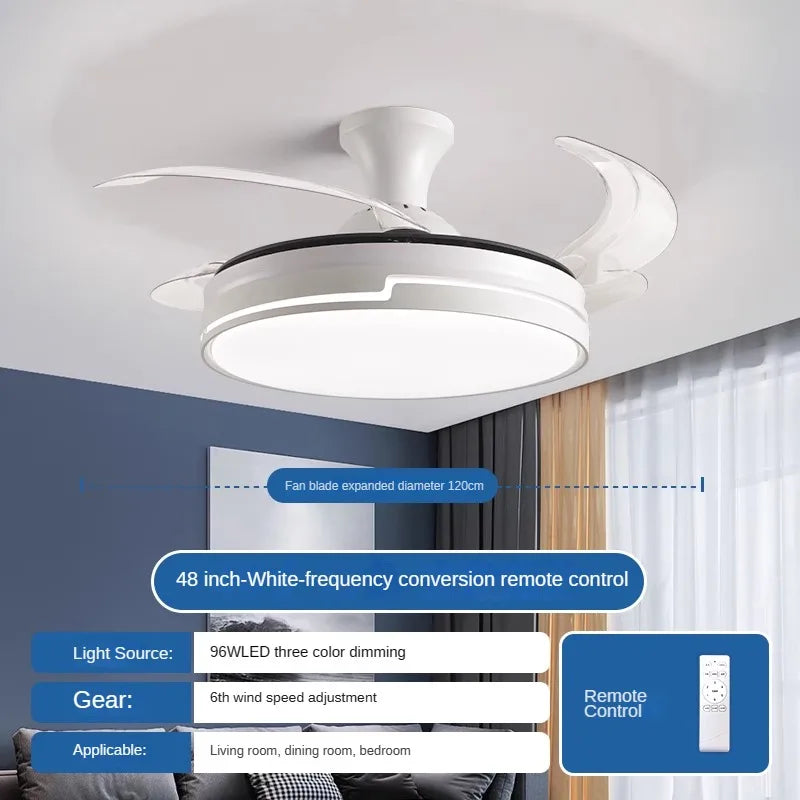 ventilateur led invisible moderne pour décoration intérieure élégante - vue 9 sur 10