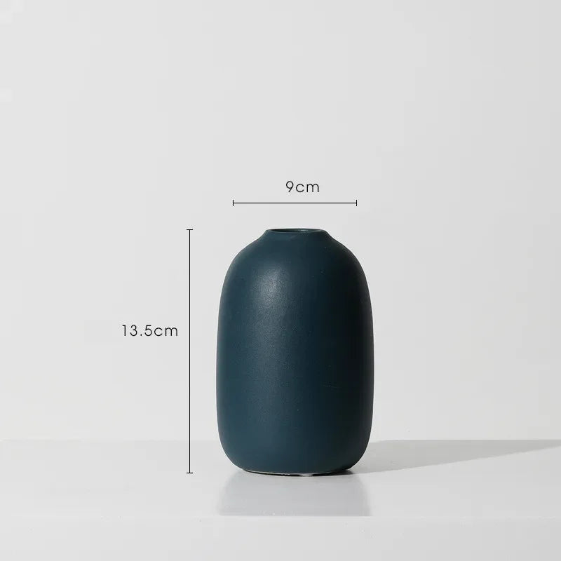 vase en céramique nordique pour décoration intérieure ou cadeau - vue 10 sur 12