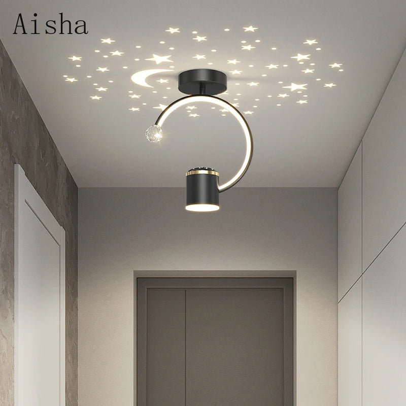plafonnier créatif design moderne pour intérieur et extérieur - vue 3 sur 7