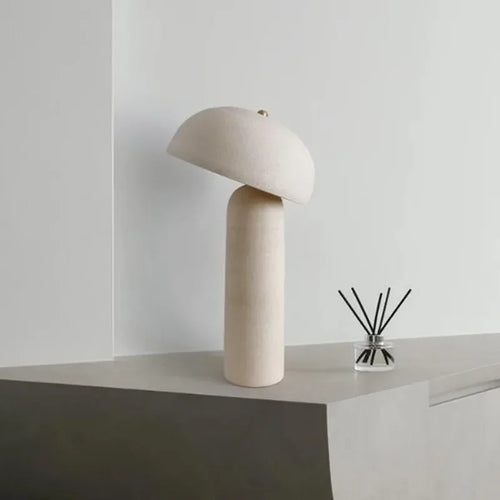 lampe rétro en céramique design créatif style champignon décoratif