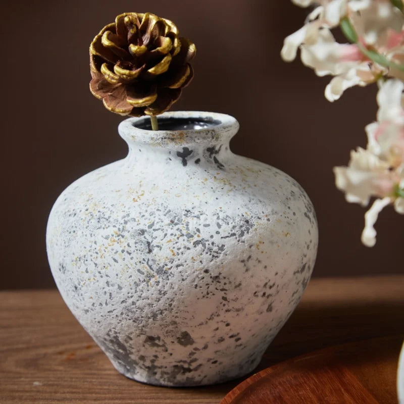 vase en céramique fait main pour fleurs séchées décoration maison - vue 4 sur 9