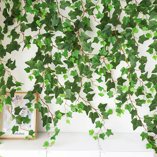 plantes artificielles lierre pour décoration mariage fête jardin 80 feuilles - vue 3 sur 6