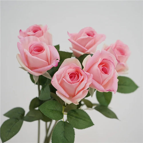 Artificial latex flowers for elegant and realistic decor - vue 4 sur 12
