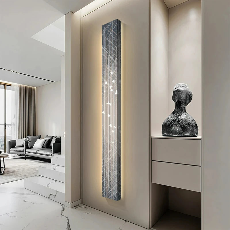 Applique murale suspendue à bande de décoration intérieure Led moderne - vue 7 sur 14