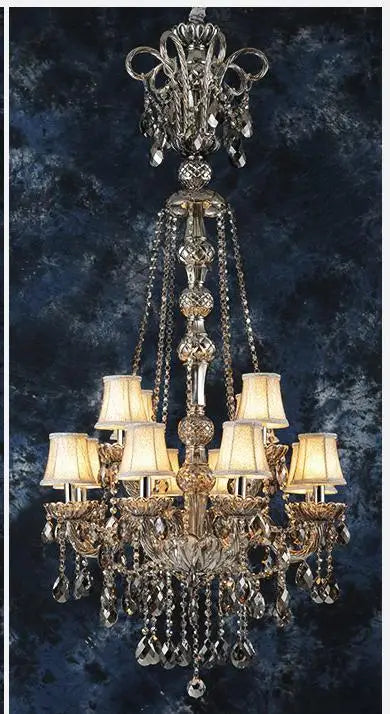 lustre en cristal pour éclairage moderne et élégant - vue 11 sur 15