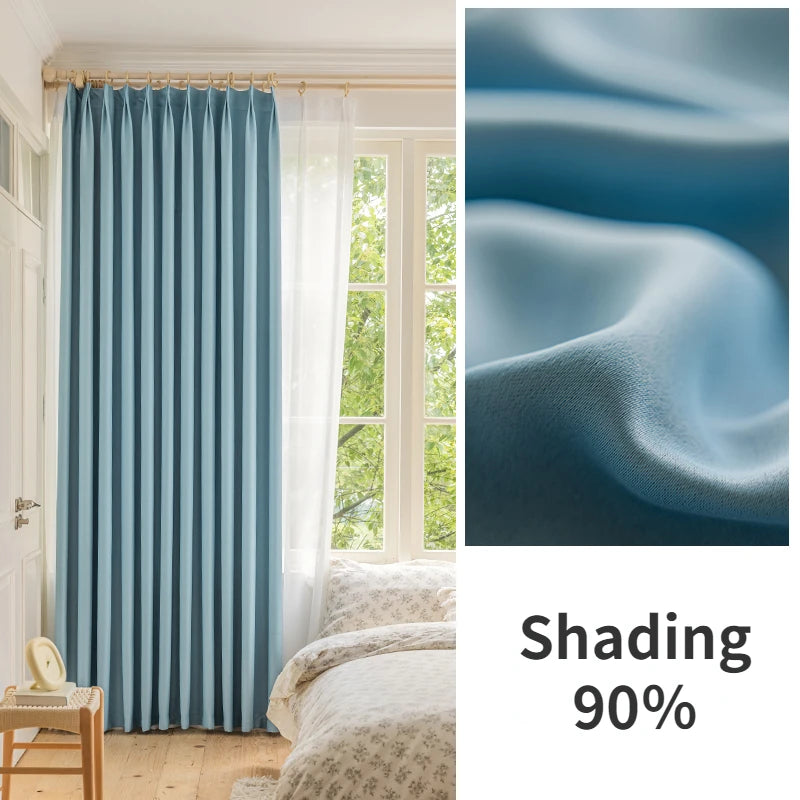 Rideau occultant thermique épais pour salon chambre