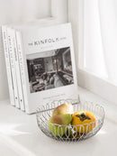 Nordic Stainless Steel Fruit and Vegetable Basket, Bread Baskets for Kitchen, Restaurant, Hotel, Coffee Table, Home Decoration