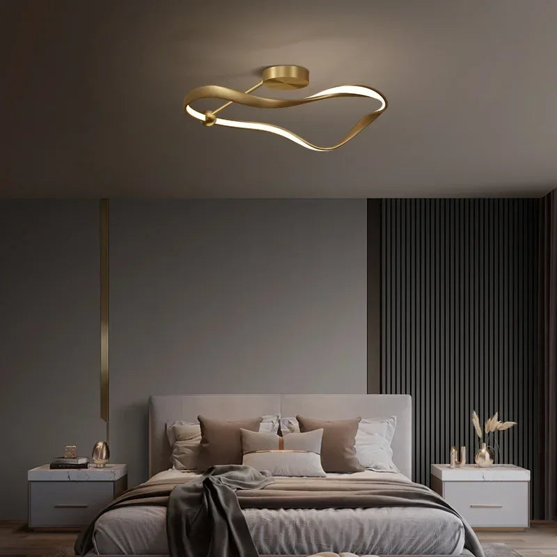 Plafonnier moderne à LEDs pour chambre salon salle à manger Restaurant nordique luxe décor à la maison - vue 6 sur 8