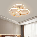 Plafonnier moderne à LEDs lumières pour salon chambre étude salle éclairage intérieur plafonnier Chrome/plaqué or