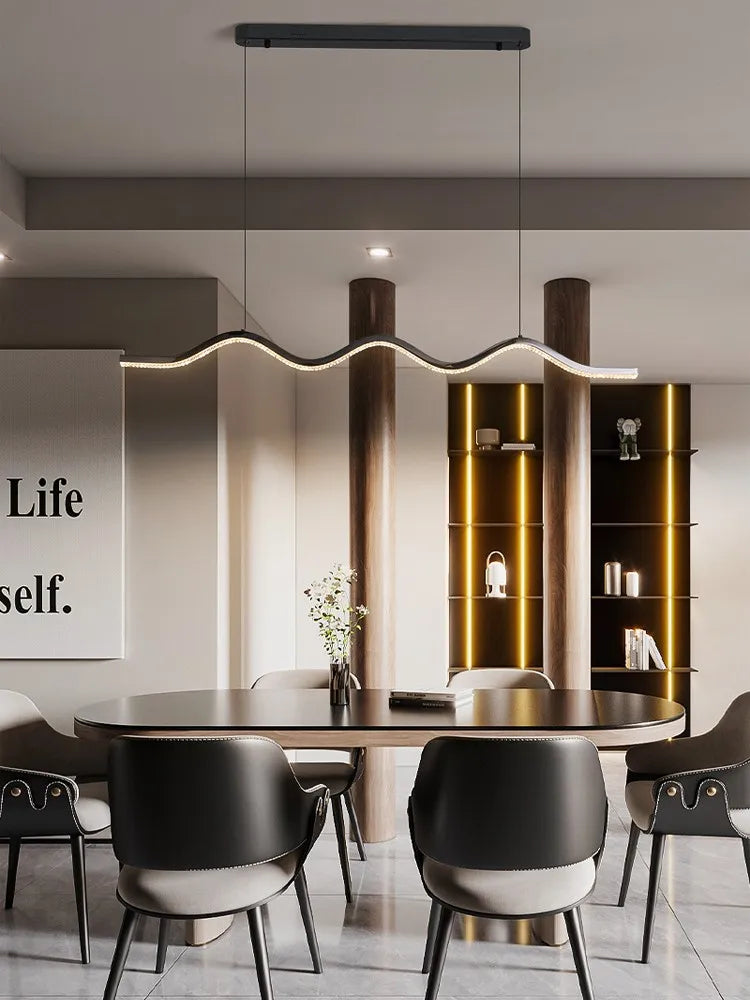 lustre de restaurant moderne minimaliste led luxueux